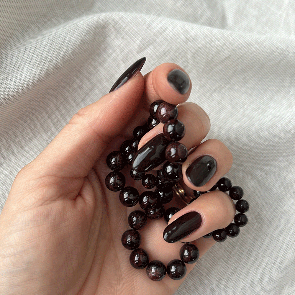 BUBBLE RING - black cherry