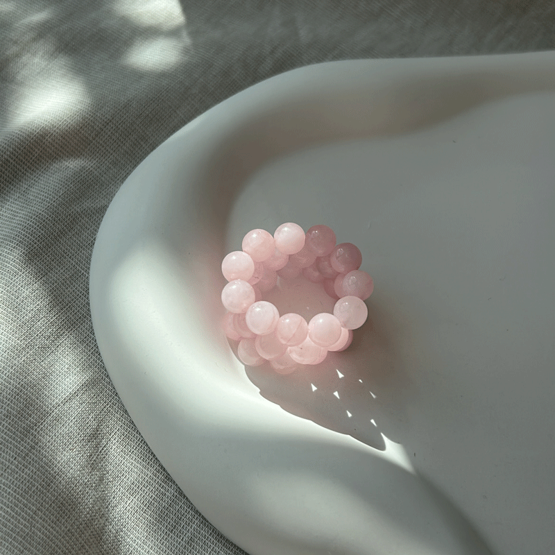 BUBBLE RING - rosy blush