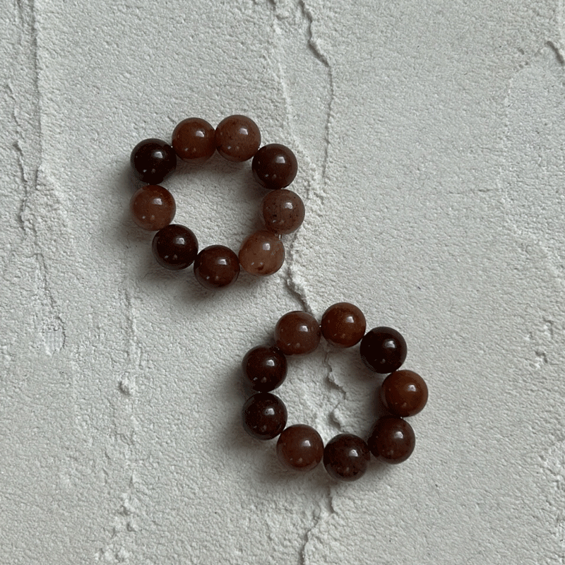 CHUNKY BUBBLE RING - hot chocolate