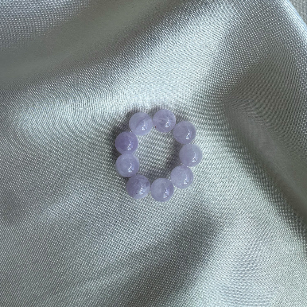 CHUNKY BUBBLE RING - lavender