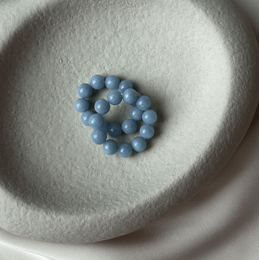 BUBBLE RING - blue denim