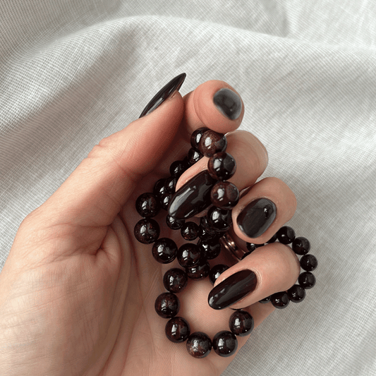 BUBBLE RING - black cherry