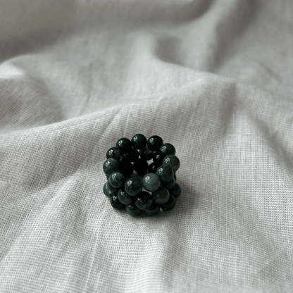 BUBBLE RING - moss green