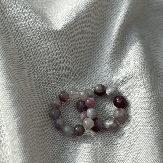 BUBBLE RING - pink turmalin