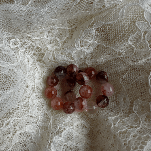 CHUNKY BUBBLE RING - cinnamon