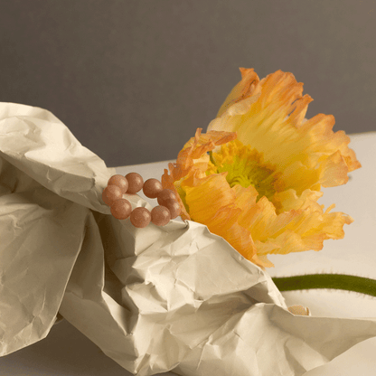 CHUNKY BUBBLE RING - pink tourmaline