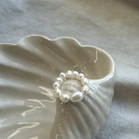 MIXED PEARL RING
