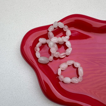 OVALA RING - pale pink